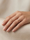 Кольцо с бриллиантом 0,16 ct.