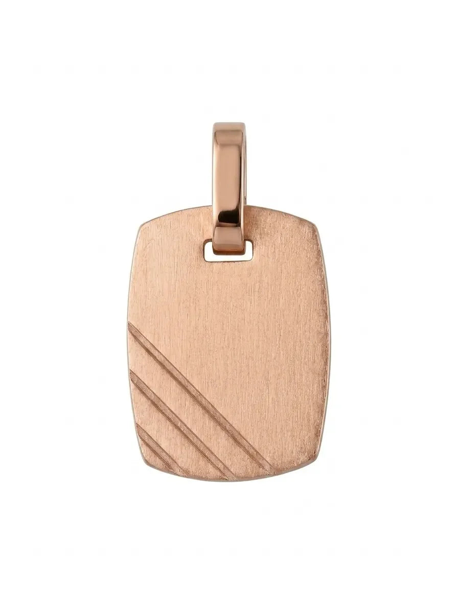 Minimalistinis rožinio aukso pakabukas