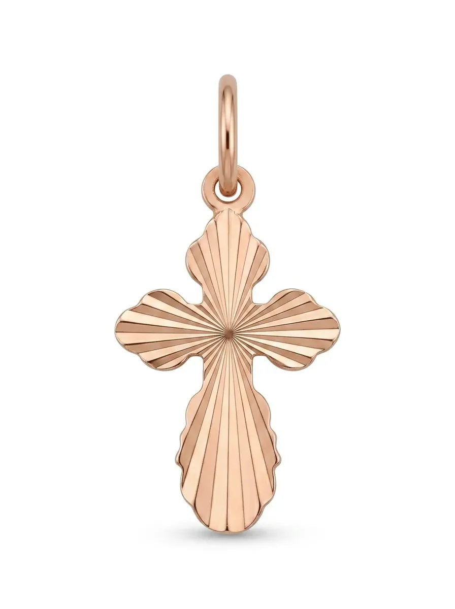 Minimalistinis auksinis kryželis