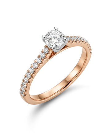 Кольцо с бриллиантами 0,40 ct.