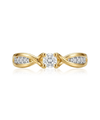 Gredzens ar briljantu 0,154 ct.