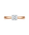Кольцо с бриллиантом 0,09 ct.