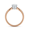 Кольцо с бриллиантом 0,09 ct.