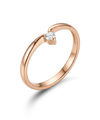 Gredzens ar briljantu 0,058 ct.
