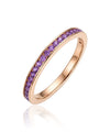 raudono aukso ziedas su alyviniais cirkoniais