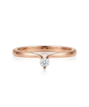 Gredzens ar briljantu 0,058 ct.