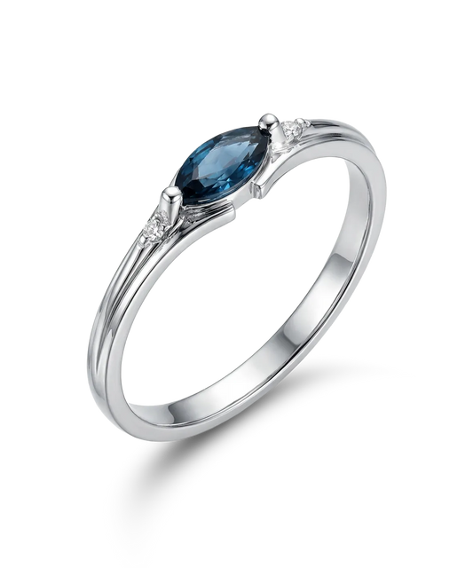 Gredzens ar briljantiem 0.03ct.