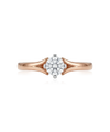 Кольцо с бриллиантом 0,16 ct.