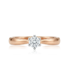 Кольцо с бриллиантом 0,16 ct.