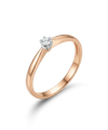 Кольцо с бриллиантом 0.05 ct.