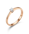 Gredzens ar briljantu 0,16 ct.