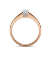 Gredzens ar briljantu 0,16 ct.