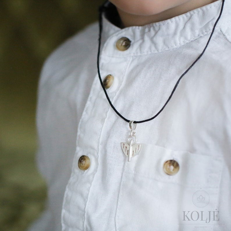Sudraba kulons eņģelis Zadkiel Kolje